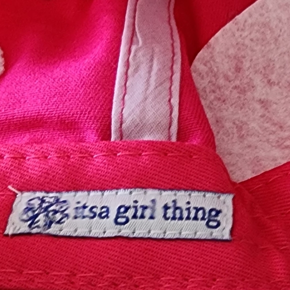NWT Its A Girl Thing Hat Pink Hat Cap baseball youth superhero BENIFITS CHARITY. - Picture 4 of 7
